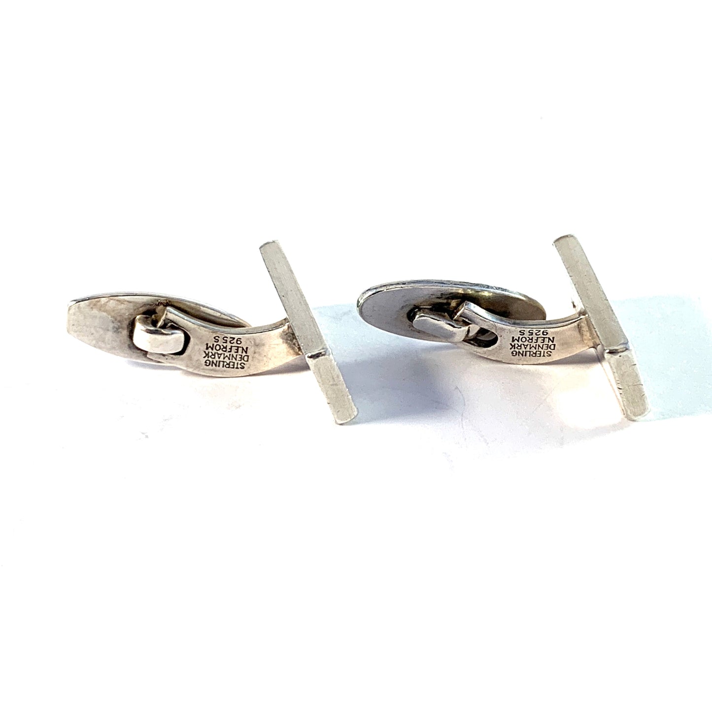 Niels Erik From, Denmark 1950-60s Sterling Silver Cufflinks