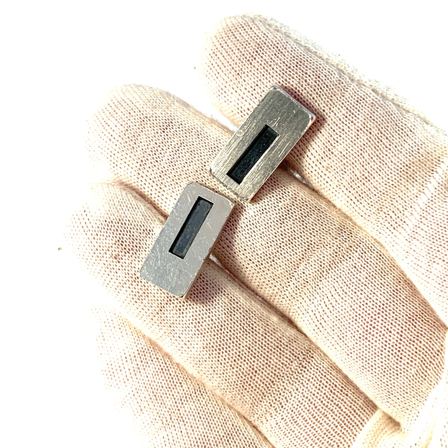 Niels Erik From, Denmark 1950-60s Sterling Silver Cufflinks