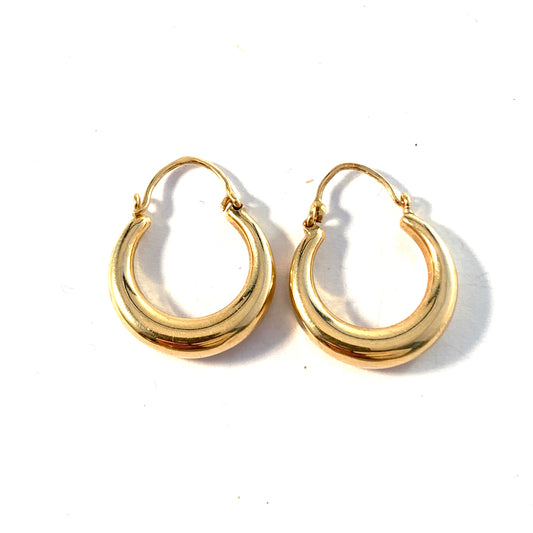 Guldvaruhuset, Stockholm 1962. Vintage 18k Gold Earrings