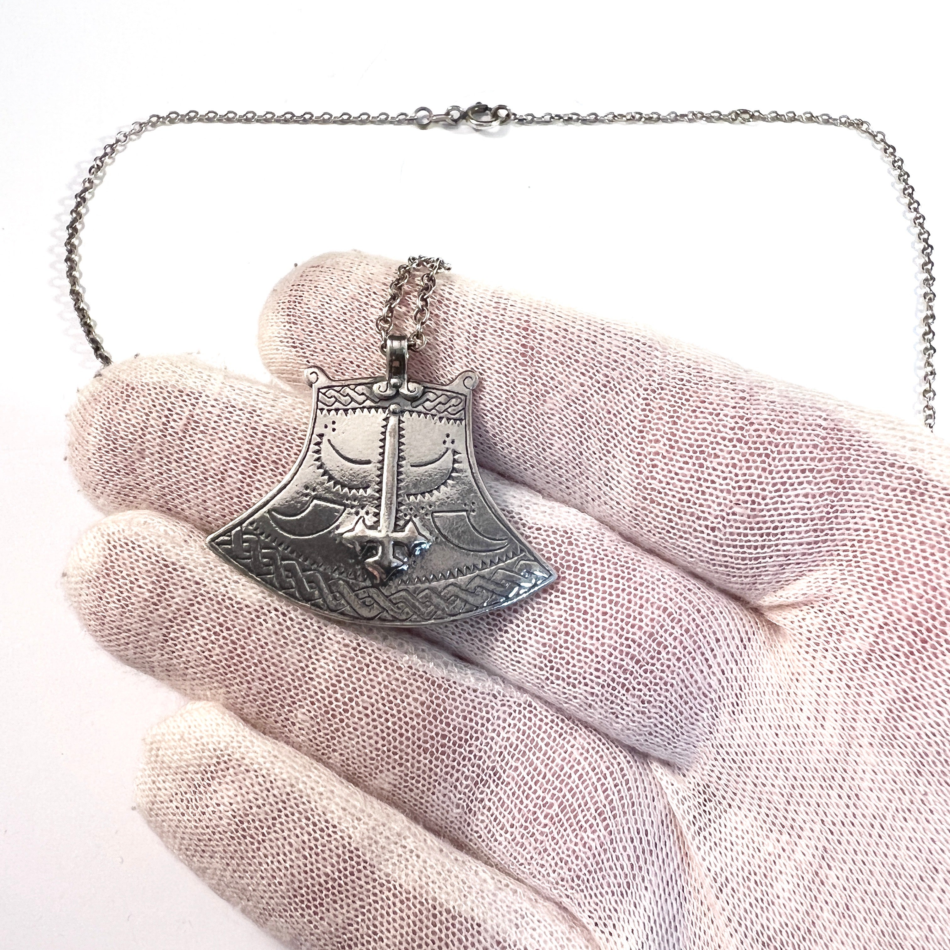 Kalevala Koru, Finland. Vintage Sterling Silver Viking Copy