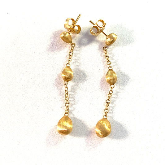 Marco Bicego, Italy 18k Gold Dangle Earrings.