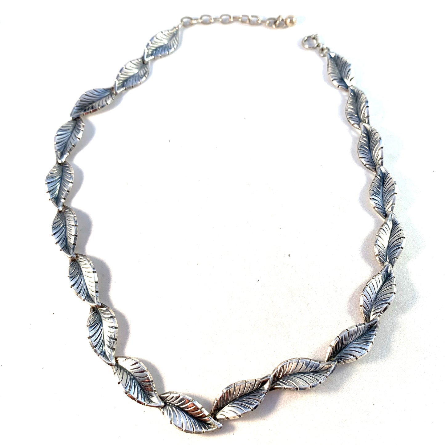 Teka, Theodor Klotz,  Germany 1950s Solid 835 Silver Necklace.