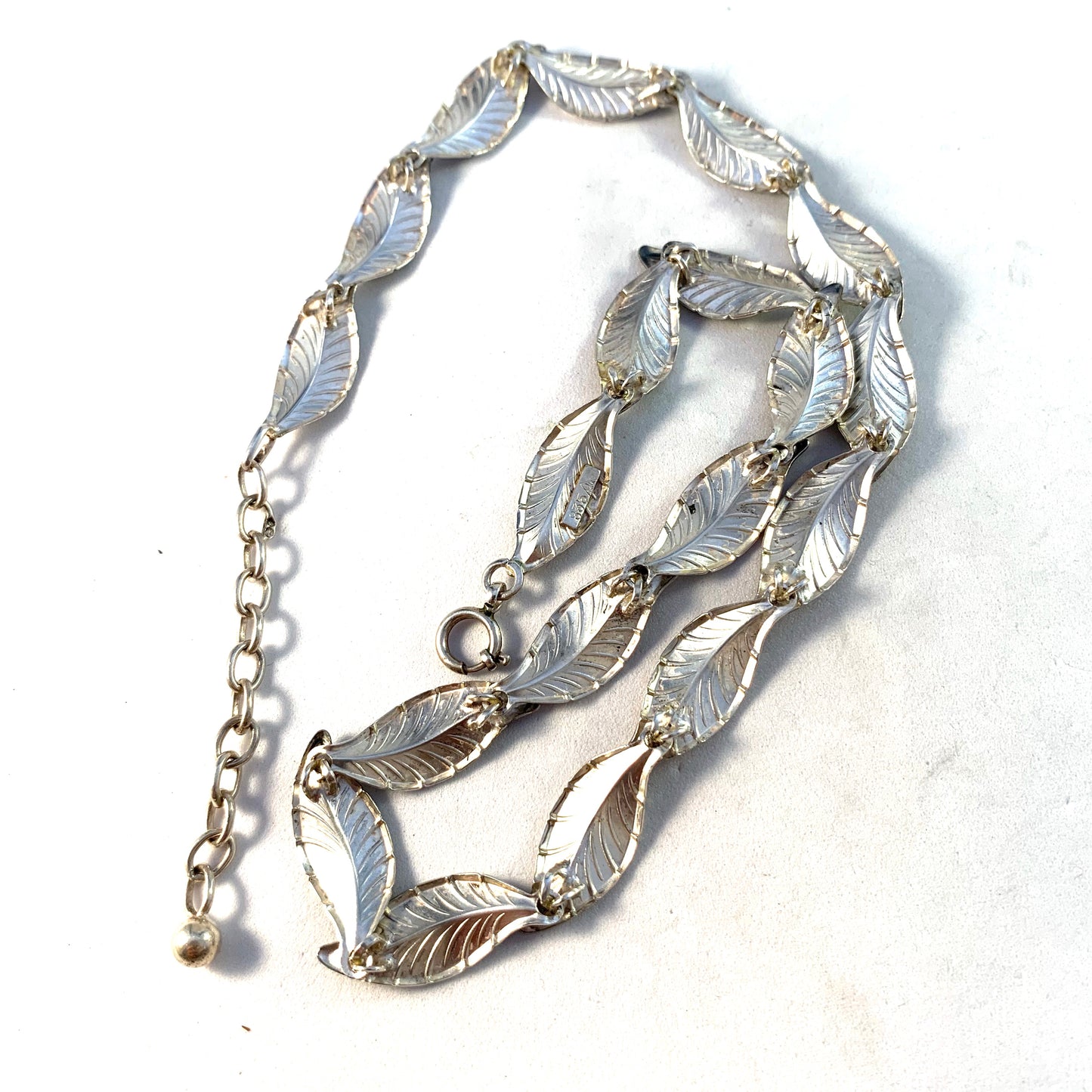Teka, Theodor Klotz,  Germany 1950s Solid 835 Silver Necklace.