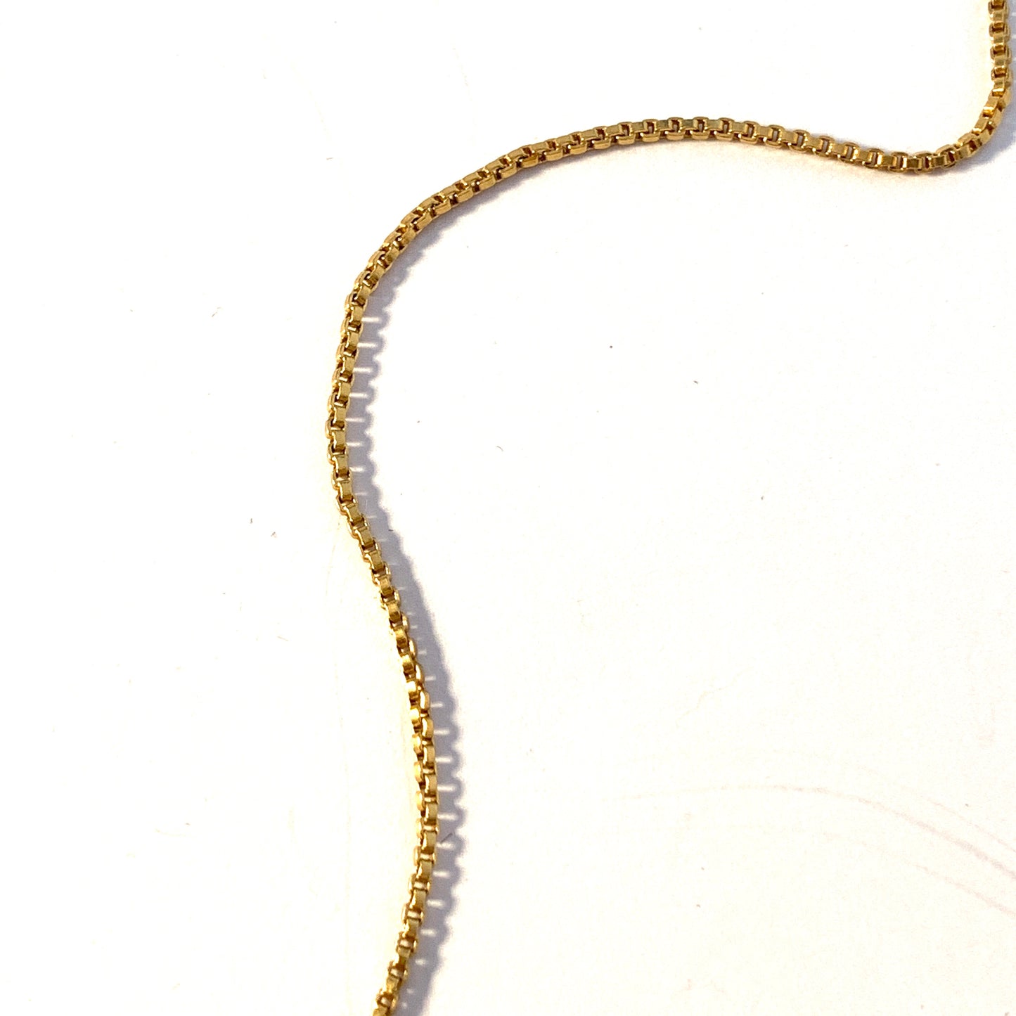 BALESTRA GIOVANNI & FIGLI, Vicenza, Italy 1944-68 Mid Century 18k Gold Long Chain Necklace.